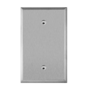 Enerlites 7701O Blank Cover One-Gang Metal Wall Plate, Oversize