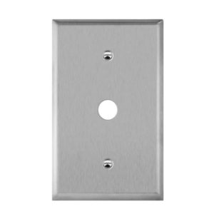 Enerlites 7761O Phone/Cable One-Gang Metal Wall Plate, Oversize