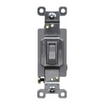 Enerlites 81200-GY Residential Grade 20A Toggle Switch, Single Pole, Gray