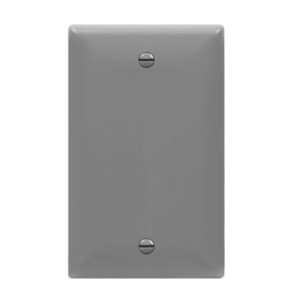 Enerlites 8801-GY Blank Cover One-Gang Wall Plate, Gray
