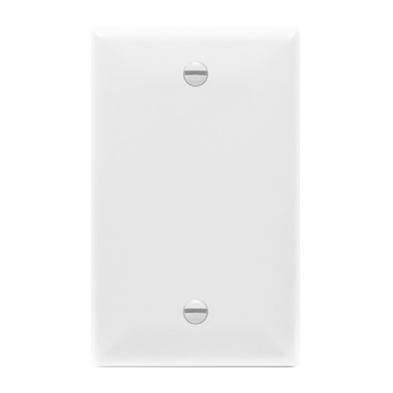 Enerlites 8801M-W Blank Cover One-Gang Wall Plate, Mid-Size, White