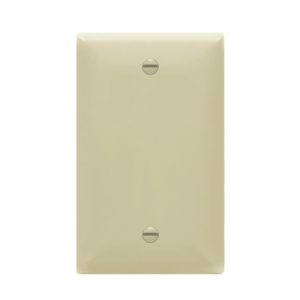 Enerlites 8801O-I Blank Cover One-Gang Wall Plate, Oversize, Ivory