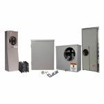 GE TMPR8220RF 2-Socket Ringless Meter Stack Module, 800 A, 1 Phase, 4 Wires
