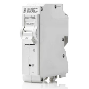 Leviton LB120-GFT 20A 1-Pole GFCI Thermal Magnetic Branch Circuit Breaker