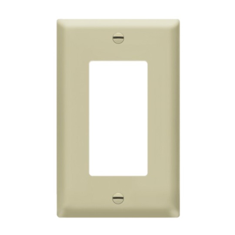 Enerlites 8831-I Decorator/GFCI One-Gang Wall Plate, Ivory