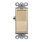 Enerlites 91150-GD Residential Grade Decorator Switch, Single Pole, Gold