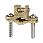 GCK11D 3/8 - 1in Bronze Bare Ground Clamp w/ Lay in Lug