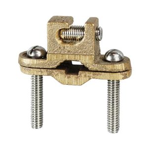 GCK11D 3/8 - 1in Bronze Bare Ground Clamp w/ Lay in Lug
