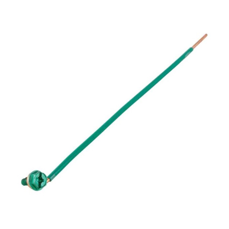 TRGSP 12 AWG Green Solid Pigtails with Screws