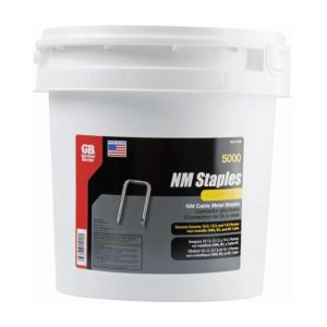 STCS-2BB5 14/3, 12/3, 10/3 Romex Staples Bucket