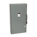 Square D HU366 Heavy Duty Non Fusible, 600A, 3 Poles, 500 HP Safety Switch