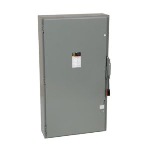 Square D HU366 Heavy Duty Non Fusible, 600A, 3 Poles, 500 HP Safety Switch