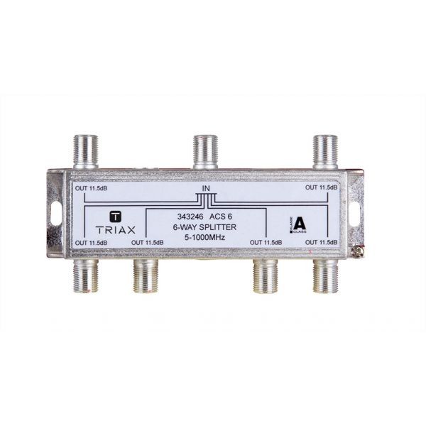 F246 5-1000MHz 6-Way Splitter