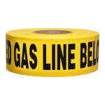 WT31000G 3in x 1000ft Buried Gas Line Below Warning Tape