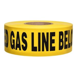WT31000G 3in x 1000ft Buried Gas Line Below Warning Tape