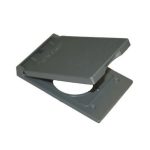 Westgate W1C-SV-WH 1 Gang Single Receptacle Blank Cover, White