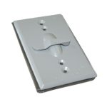 Westgate W1C-SW-WH 1 Gang Lever Vertical Blank Cover, White