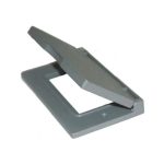Westgate W1C-GH-WH 1 Gang GFCI Horizontal Cover, White