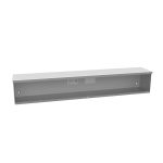 Milbank 6636-GSC3R-NK-NP 6x36x6 Screw Cover Quad D Knockout Wireway Gutter