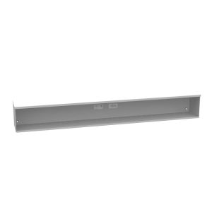 Milbank 8872-GSC3R-NK-NP 8x72x8 Screw Cover Quad D Knockout Wireway Gutter