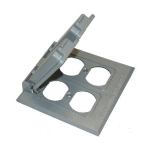 Westgate W2C-2S 2 Gang 2 Single Receptacles Cover