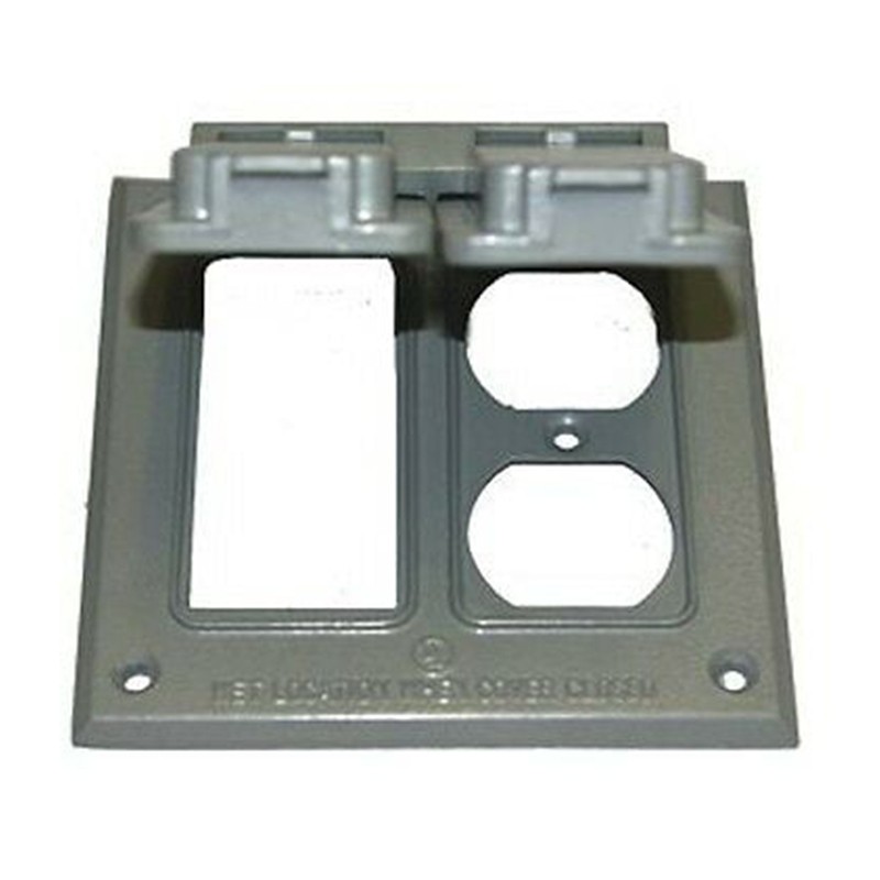 Westgate W2C-GD 2 Gang GFCI/Duplex Receptacle Cover