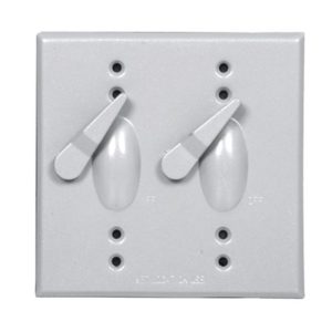Westgate W2C-SW 2 Gang Levers 2 Single Pole Switches Cover