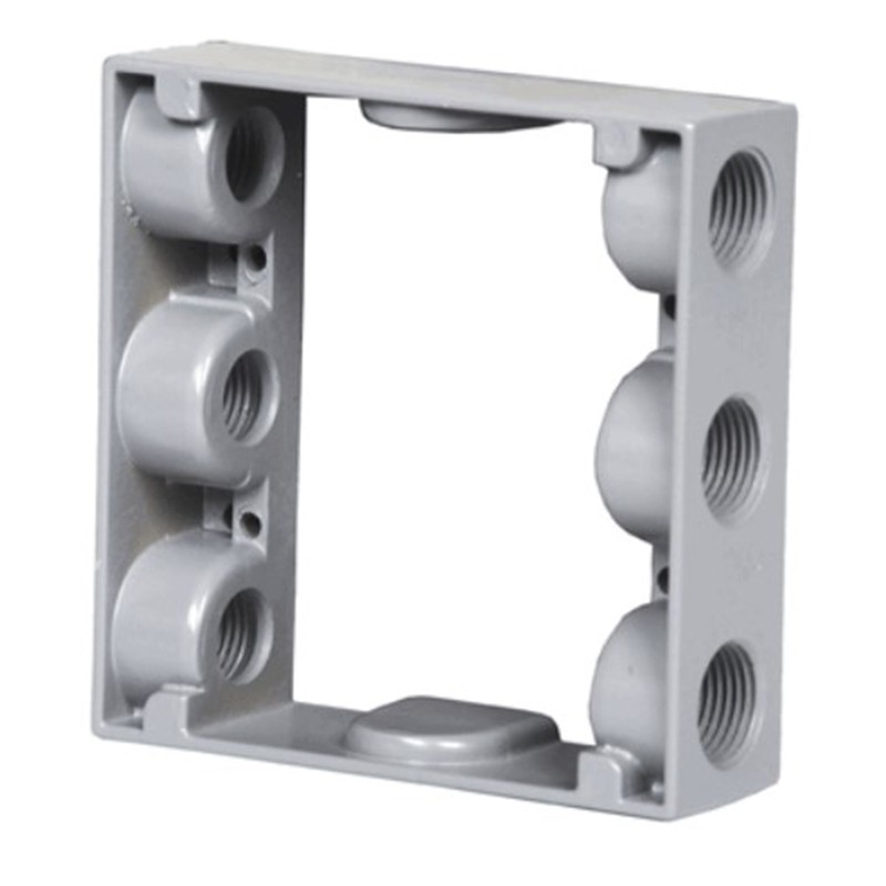 Westgate W2XB50-6 2 Gang Extension Box 1-9/16in Deep, 6 Holes