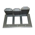 Westgate W3C-3G 3 Gang GFCI Receptacle Cover