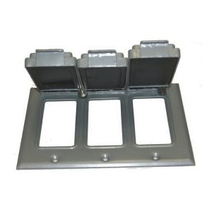 Westgate W3C-3G 3 Gang GFCI Receptacle Cover