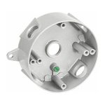 Westgate WRB50-5-WH 4in Deep Round Extension Box 5 Holes, White