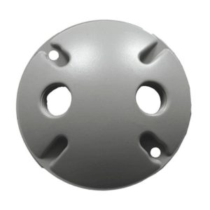 Westgate WRC-2-BRZ 4in Deep Round Cover 2 Holes, Bronze