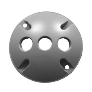 Westgate WRC-3-WH 4in Deep Round Cover 3 Hole, White