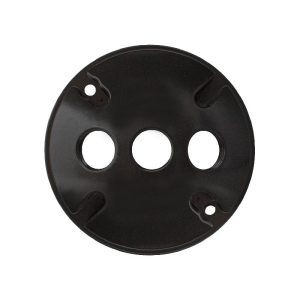 Westgate WRC-3-BRZ 4in Deep Round Cover 3 Hole, Bronze
