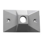 Westgate WRE-1-BRZ 1 Gang Rectangular Cover 1 Hole, Bronze