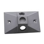 Westgate WRE-2-BRZ 1 Gang Rectangular Cover 2 Hole, Bronze