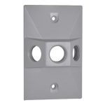 Westgate WRE-3 1 Gang Rectangular Cover 3 Hole