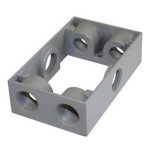 Westgate WXB75-6 1 Gang 1-3/8in Deep Extension Box, 6 Holes