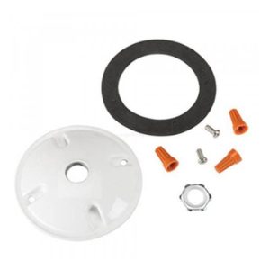 Keystone KT-FLED-RC-4-W XFit White Round Cover Plate