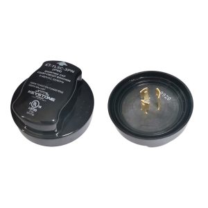 Keystone KT-TLSC-3PN NEMA Type 3-Pin Twist Lock Shorting Cap - 0-480V