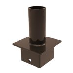 Keystone KT-PMTT-5SQ-SV Vertical Top Mount For 5in Square Pole