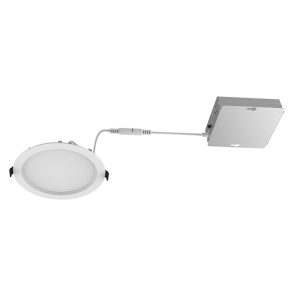 Westgate RSLC6-BF-50K 6in LED 12W Slim Recessed Regressed Baffle Light 5000K