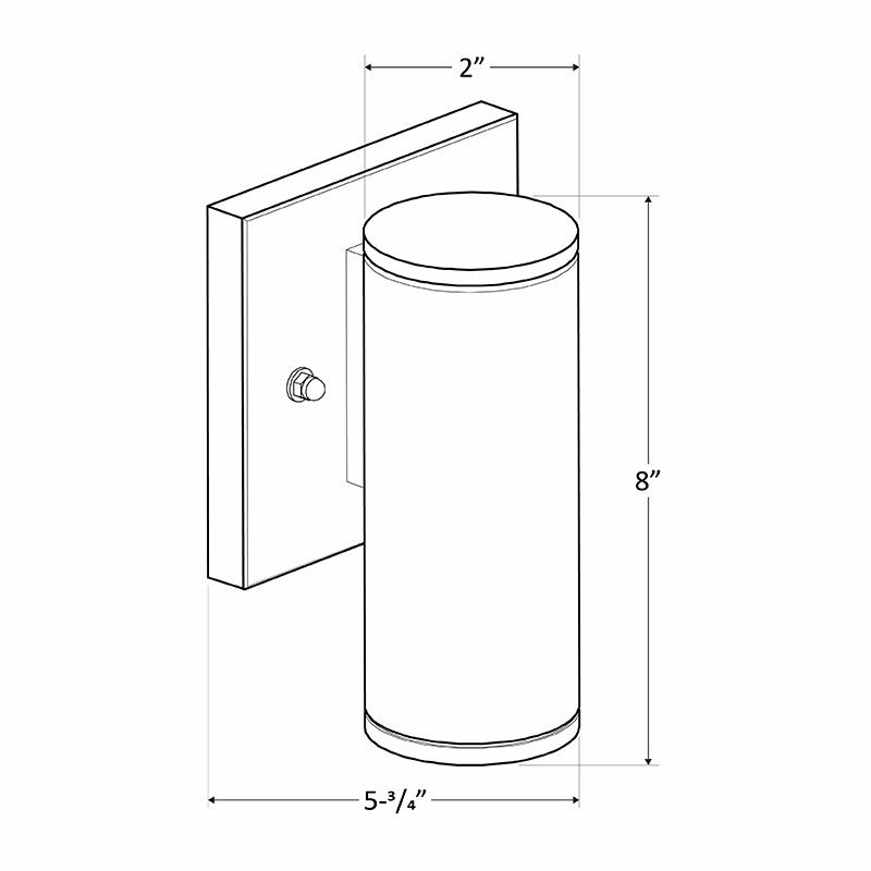 Westgate WMC2-DL-MCT-WH-DT 6 Watts CYLINDER LIGHT CCT