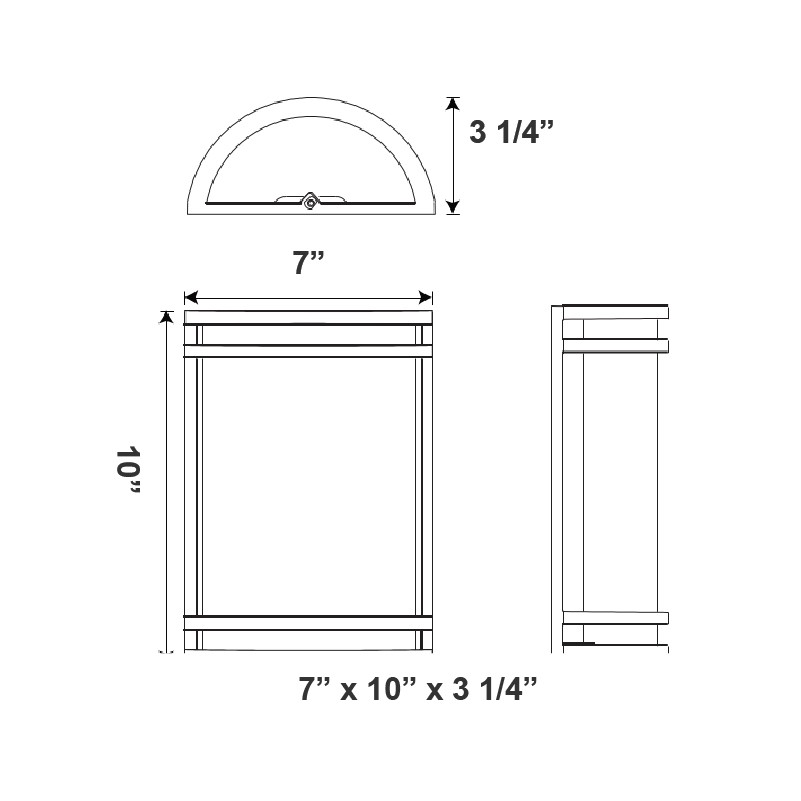 Westgate LDS-MCT5-DT-SIL 15 Watts WALL LIGHTS CCT
