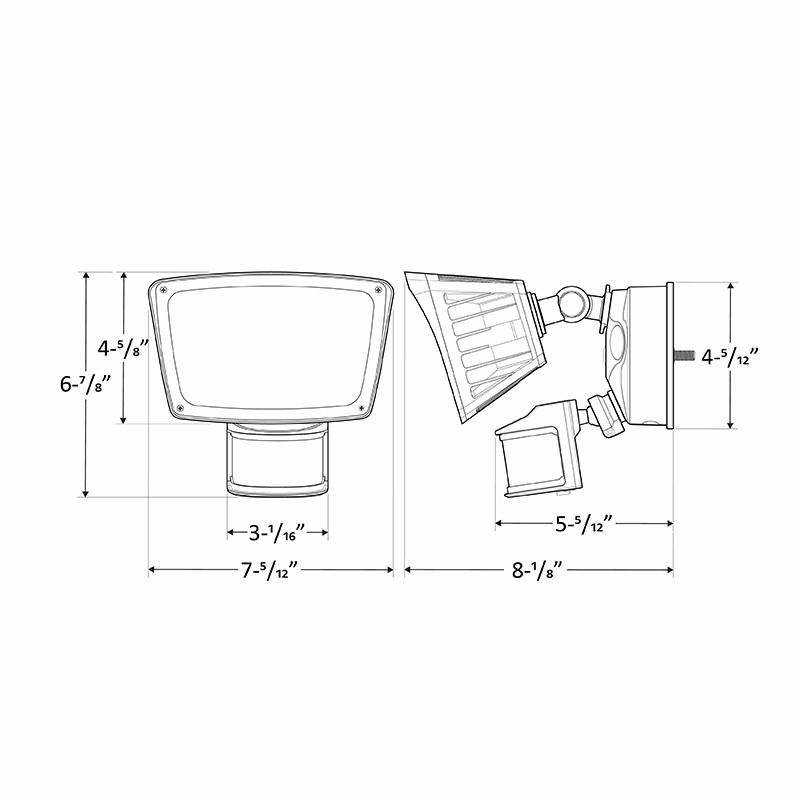 Westgate SL-28W-30K-BZ-P 28 Watts SECURITY FLOODS 30K