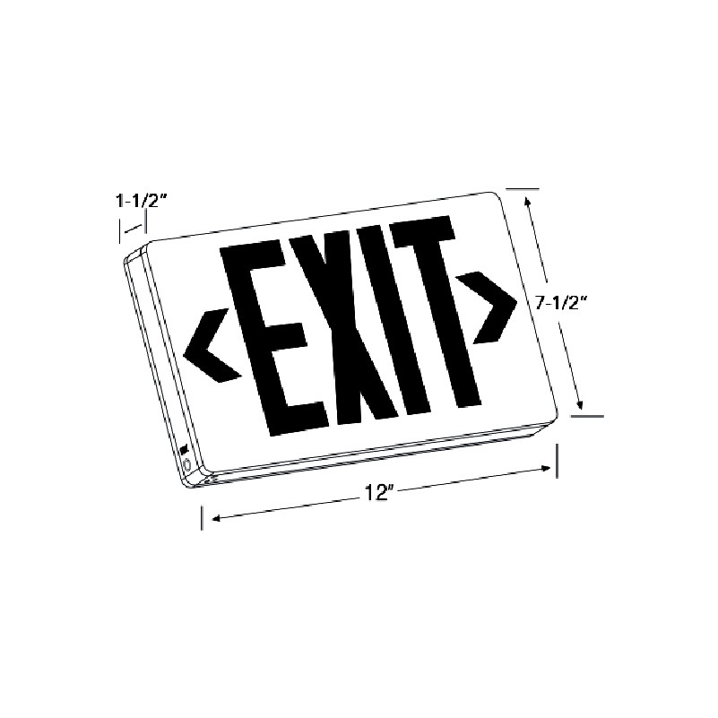 Westgate XT-RW-2C 3 Watt Exit Lighting