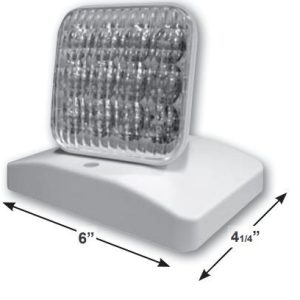 Westgate RHLED1-MV 1W INDOOR SQUARE LED REMOTE HEADS EMERGENCY LIGHT