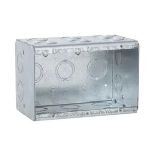 RACO RAC697 3-Gang Masonry Box Nongangable 3-1/2in Deep