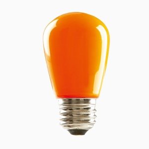 Halco S14ORG1C/LED 1W PROLED SING LAMPS ORANGE