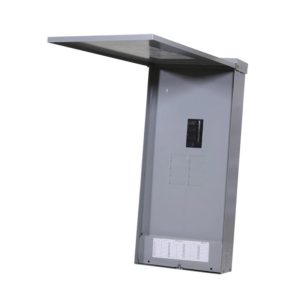 GE TM820RCUFL PowerMark Gold 200 Amp 8-Space 16-Circuit Outdoor Main Breaker Circuit Breaker Panel